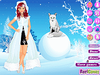 Ice Flower Princess Dress Up