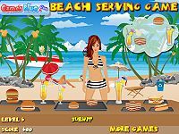 Beach Serving Game