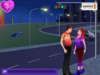 Romantic Midnight Kiss