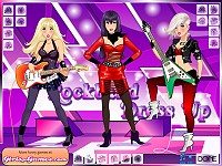 Girl Rock Band Dress Up