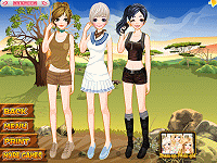 Girls on Safari