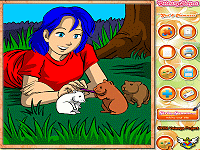 Girl & Hamsters