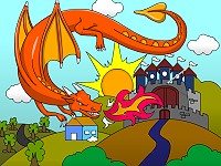 Castle and Dragon