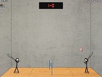 Stick Figure Badminton