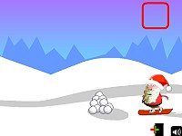 Santa Snowboard