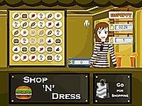 Shop N Dress Food Roll Game Ginger and Smart